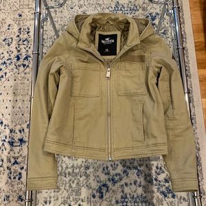 Hollister jacket with hood XS
